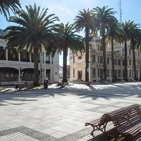 Ferienwohnung Galeria En La Marina A Coruña Exterior foto